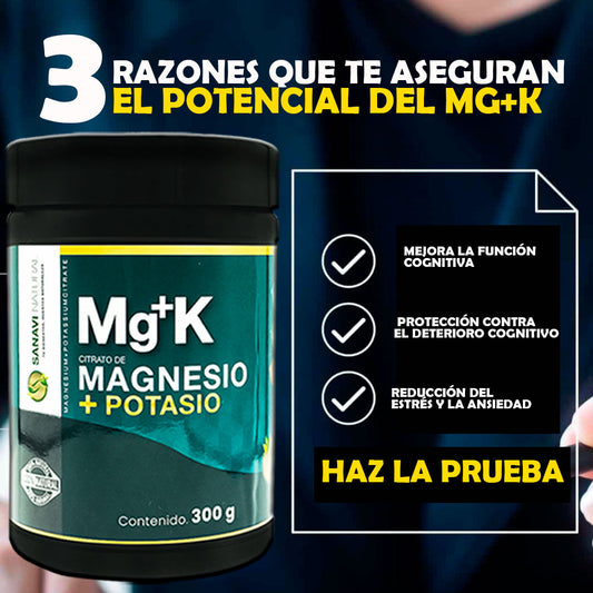 CITRATO DE MAGNESIO + POTASIO 300 gr